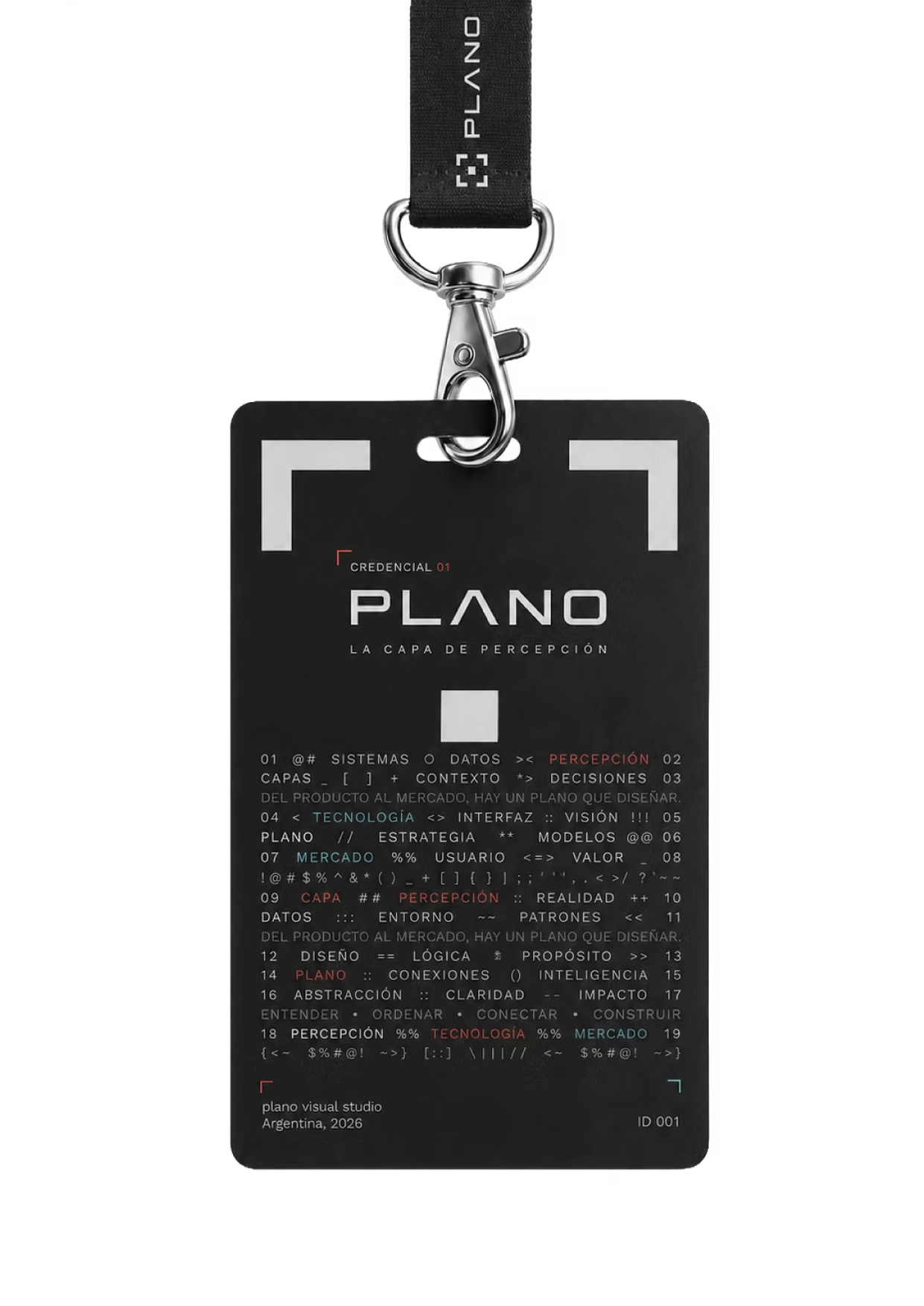 Credencial de marca PLANO