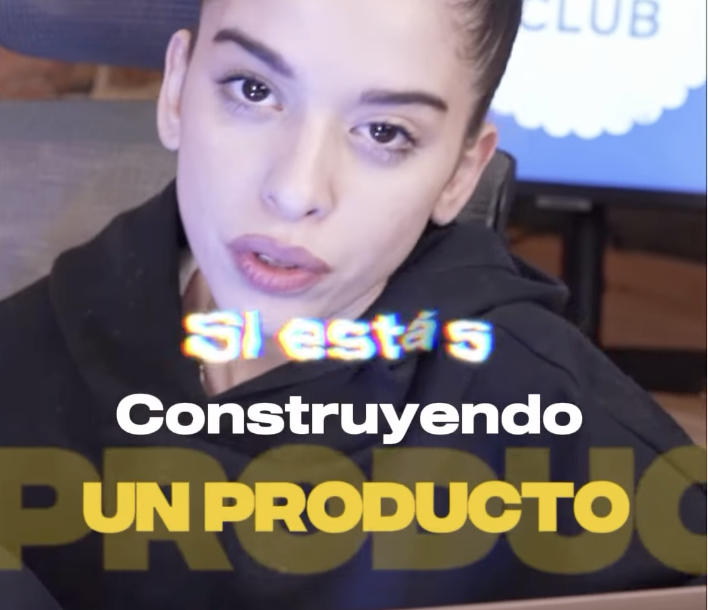 Si estás construyendo un producto — convocatoria